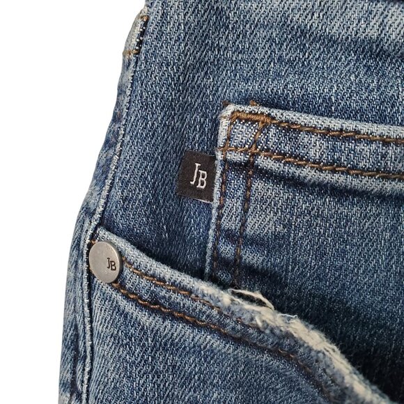 Judy Blue 16W Jeans Denim Distressed Tummy Control Skinny Fit Stretch Mid Wash - Picture 12 of 12